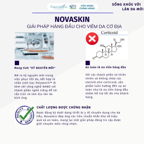 Combo 5 Lọ Dung Dịch Xịt Novaskin - Hỗ Trợ Viêm Da Cơ Địa & Eczema, Không Corticoid, Tặng 1 Lọ Novaskin & 1 Lọ Xịt KEO ONG Flavium