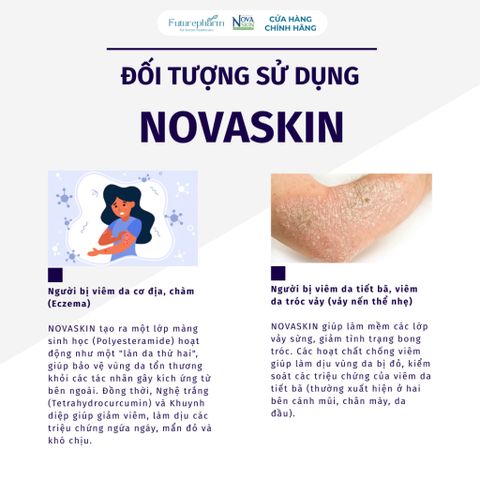 Combo 5 Lọ Dung Dịch Xịt Novaskin - Hỗ Trợ Viêm Da Cơ Địa & Eczema, Không Corticoid, Tặng 1 Lọ Novaskin & 1 Lọ Xịt KEO ONG Flavium