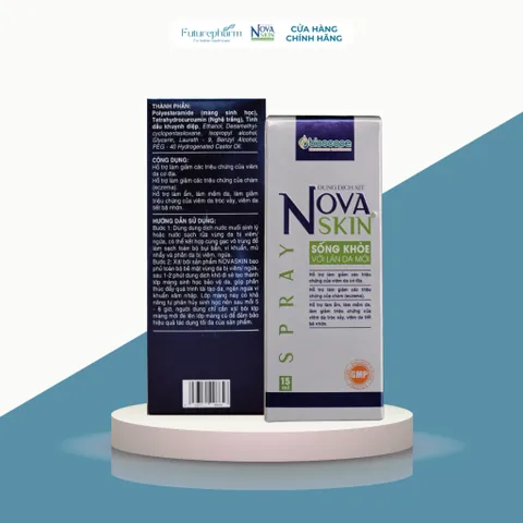 Combo 11 Lọ Dung Dịch Xịt Novaskin - Hỗ Trợ Điều Trị Viêm Da Cơ Địa và Chàm, Không Chứa Corticoid - Tặng 5 Lọ Hấp Dẫn