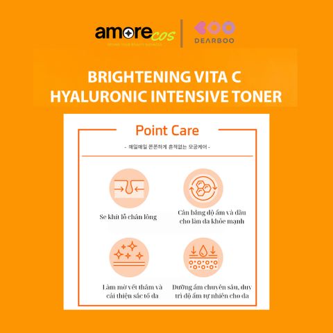 Tinh Chất Dưỡng Sáng Da Dearboo BRIGHTENING VITA C Hyaluronic Serum 60ml - Làm Sáng, Cấp Ẩm, Ngăn Ngừa Lão Hóa Da