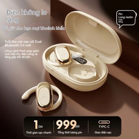 Tai Nghe Không Dây X96 OWS Bluetooth V5.4 Chống Nước, Điều Khiển Cảm Ứng - Tai Nghe Thể Thao Micro Tích Hợp Chống Ồn HIFI 60 Giờ Sử Dụng