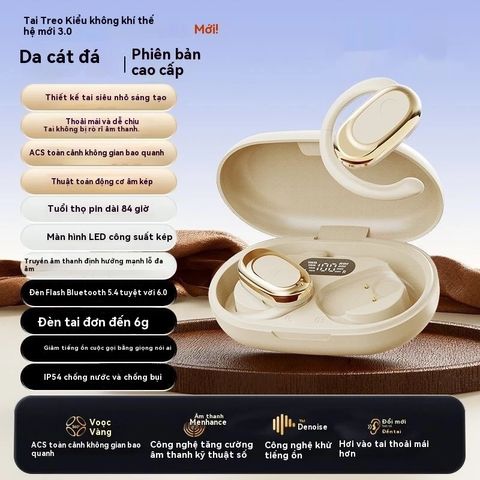 Tai Nghe Không Dây X96 OWS Bluetooth V5.4 Chống Nước, Điều Khiển Cảm Ứng - Tai Nghe Thể Thao Micro Tích Hợp Chống Ồn HIFI 60 Giờ Sử Dụng
