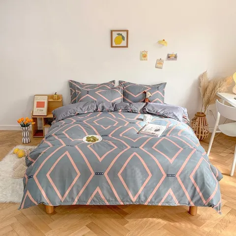 Bộ Chăn Ga Cotton Microfiber 5 Món - Đồng Bộ Sang Trọng, Êm Mềm, Bọc Nệm Cao 20cm, Giấc Ngủ Hoàn Hảo