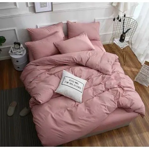 Bộ Chăn Ga Cotton Microfiber Mềm Ấm 05 Món - Bọc Nệm Cao 20cm, Thoáng Khí & An Toàn Cho Giấc Ngủ Hoàn Hảo