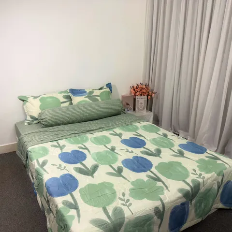 Bộ Chăn Ga Bọc Nệm Cao 20cm Microfiber Mềm Mại - 5 Món Tiêu Chuẩn, An Toàn, Thoáng Khí, Thiết Kế Sang Trọng
