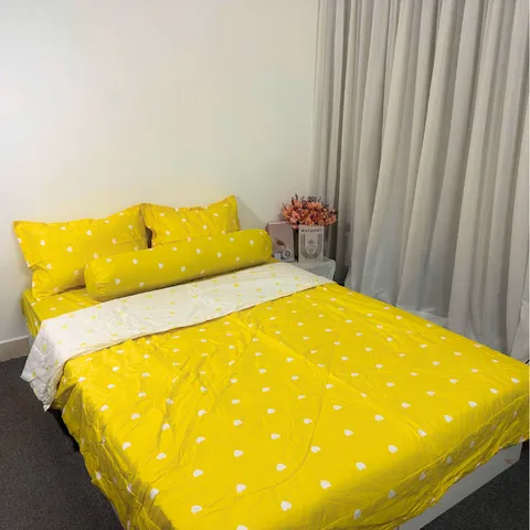 Bộ Chăn Ga Bọc Nệm Microfiber Cao 20cm - 05 Món Sang Trọng Cho Giấc Ngủ Êm Đềm, Thoáng Khí, Dễ Dàng Vệ Sinh
