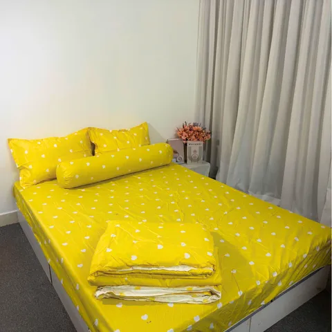 Bộ Chăn Ga Bọc Nệm Microfiber Cao 20cm - 05 Món Sang Trọng Cho Giấc Ngủ Êm Đềm, Thoáng Khí, Dễ Dàng Vệ Sinh