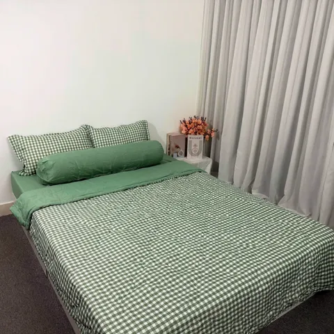Bộ Chăn Ga Cotton Microfiber Mềm Êm - 5 Món Bọc Nệm Cao 20cm, Thiết Kế Sang Trọng, An Toàn Cho Giấc Ngủ Hoàn Hảo