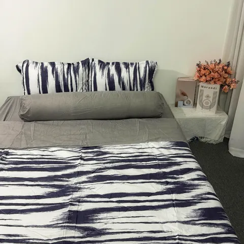 Bộ Chăn Ga Cotton Microfiber 5 Món - êm ái, thoáng mát, bọc nệm cao 20cm, an toàn cho sức khỏe, thiết kế đẹp mắt cho phòng ngủ.