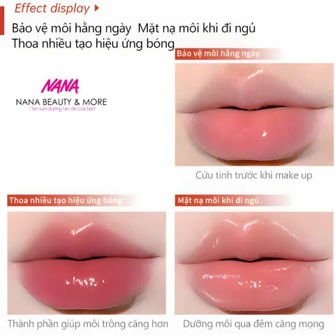 Son Hai Đầu Mooekiss Dưỡng Ẩm Không Dính Cốc - Son Lì & Dưỡng Bóng Đa Năng 3ml+3ml - Sắc Màu Quyến Rũ, Bền Màu Lâu Trôi