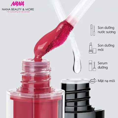 Son Hai Đầu Mooekiss Dưỡng Ẩm Không Dính Cốc - Son Lì & Dưỡng Bóng Đa Năng 3ml+3ml - Sắc Màu Quyến Rũ, Bền Màu Lâu Trôi