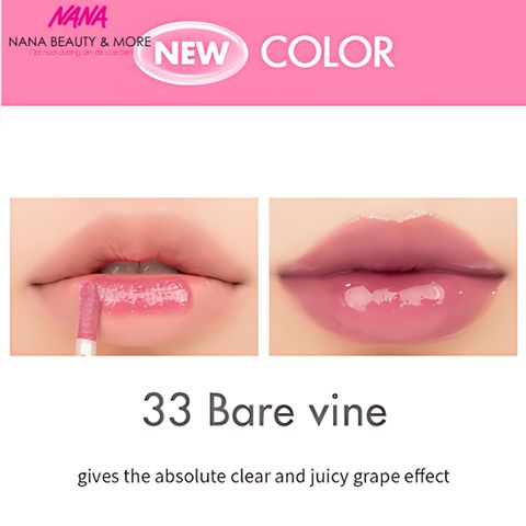 Son Bóng Romand Juicy Lasting Tint Phiên Bản Bare - Mood 5.5gr - Hiệu Ứng Môi Căng Mọng Tươi Tắn - Dễ Dàng Mang Theo