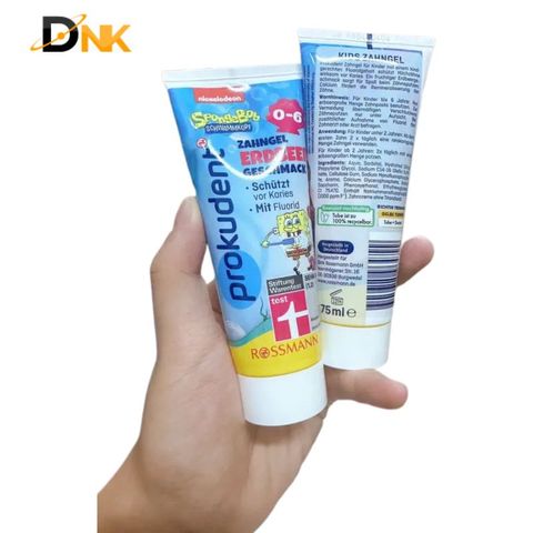 Kem Đánh Răng Trẻ Em Prokudent Junior 6+ 75ml – Ngừa Sâu Răng, Hương Bạc Hà Dịu Nhẹ, Chuyên Dụng Cho Trẻ Từ 6 Tuổi Trở Lên