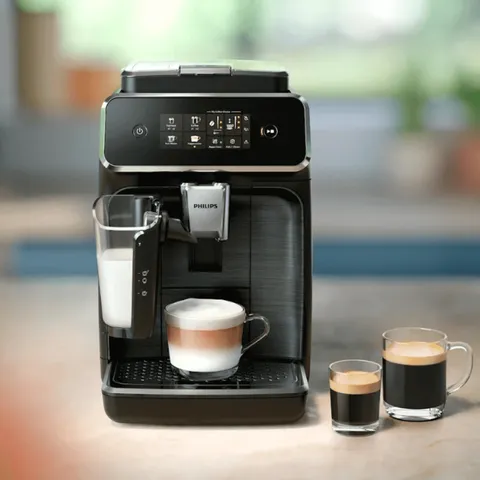 Máy Pha Cà Phê Philips EP2339/40 - Hệ Thống Cảm Ứng Với Espresso, Cappuccino và Coffee - Bền Bỉ và Êm Ái