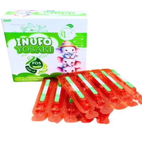 Siro Inufo Yosaki - Bổ Sung Fos Inulin Hỗ Trợ Nhuận Tràng, Cải Thiện Táo Bón - Hộp 20 Ống 10ml cho Trẻ Em và Người Lớn