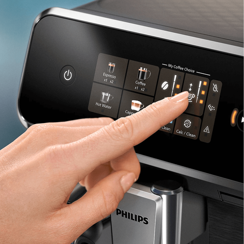 Máy Pha Cà Phê Philips EP2330/10 - Máy Pha Espresso, Cappuccino, Coffee - Cảm Ứng Hiện Đại, Hoạt Động Êm Ái, Dung Tích 1.8L