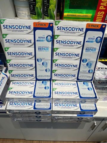 Set 5 Kem Đánh Răng Sensodyne Whitening Repair & Protect(96.4g) - Date 1/26