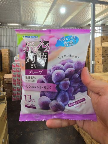 Thạch Trái Cây Orihiro Nhật Bản Hương Vị Tự Nhiên - Kẹo Dinh Dưỡng Dành Cho Bé Từ 1 Tuổi - Thơm Ngon, An Toàn, Bổ Sung Vitamin