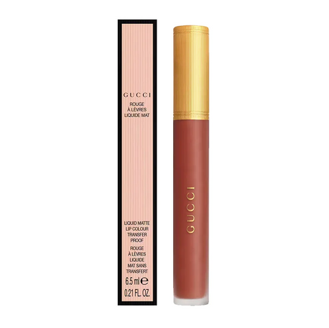 Son Kem Lì Gucci Rouge Liquid Matte 505 Janet Rust Màu Đỏ Đất - Chất Son Mịn, Sắc Đậm, Phong Cách Sang Trọng, Quà Tặng Độc Đáo