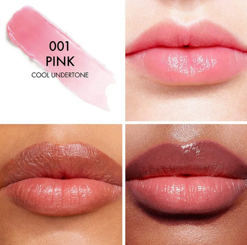 Son Dưỡng Dior Addict Lip Glow Balm 001 Pink - Son Nghệ Thuật Màu Hồng Nhạt, Dưỡng Ẩm Hoàn Hảo Cho Đôi Môi Căng Bóng