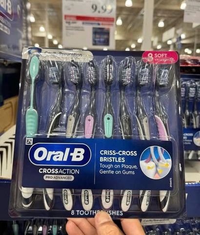 Set 8 Bàn chải đánh răng Oral-B hàng Mỹ