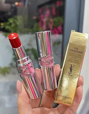 Son thỏi YSL 80 Rouge Volupte Shine 3.2g - Son môi đỏ quyến rũ, thiết kế sang trọng và dễ sử dụng, phù hợp mọi loại da