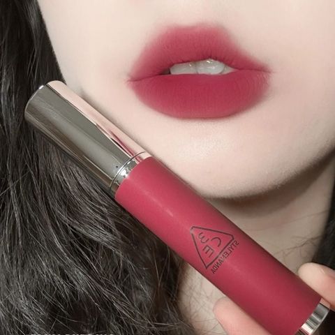 Son Kem Lỳ Mịn Môi 3CE Hazy Lip Clay Nắp Bạc 4gr - Màu Thời Thượng, Chất Son Matte Lấp Đầy Rãnh Môi, Chất Lượng Cao Từ Hàn Quốc