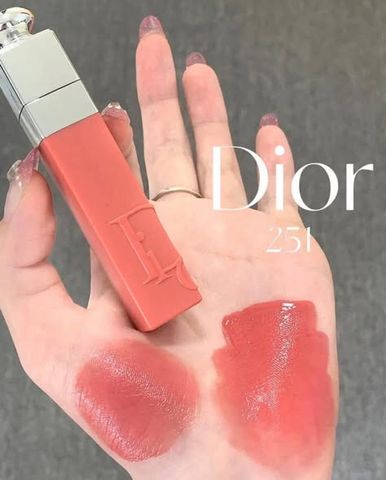 Son Dior 251 Addict Lip Tattoo ( tách set ko vỏ giấy)  - Màu Natural Peach, Son Môi Dưỡng Ẩm, Độ Bám Màu Tốt, Tạo Kiểu Tự Nhiên,