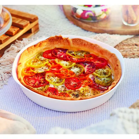 Khay Nướng Thủy Tinh Chịu Nhiệt Luminarc Cuisine Carine 28cm - An Toàn Trong Lò Nướng, Lò Vi Sóng, Máy Rửa Bát - Hàng Pháp Chính Hãng