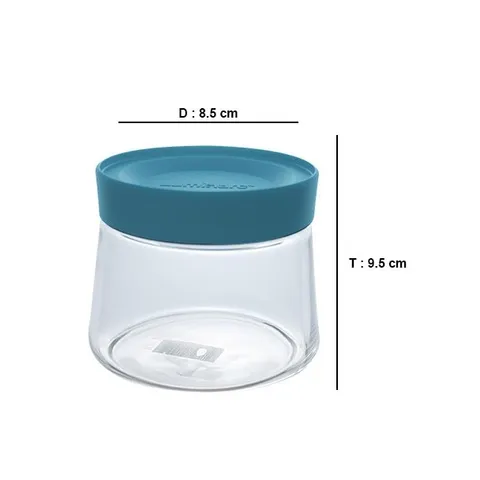 Hũ thủy tinh Luminarc Swing 500ml với nắp xanh - Hũ đựng gia vị và thực phẩm tiện lợi cho không gian bếp hiện đại