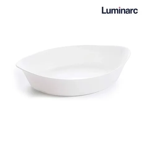Khay Nướng Thủy Tinh Luminarc Carine 25x15cm - An Toàn Trong Lò Nướng & Lò Vi Sóng, Bền Bỉ và Dễ Vệ Sinh