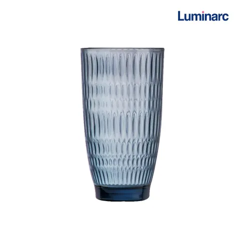 Bộ 6 cốc thủy tinh cao Luminarc Ricky Dew 390 ml màu xám - Sang trọng, bền đẹp, an toàn cho sức khỏe, phù hợp cho bữa tiệc và gia đình.