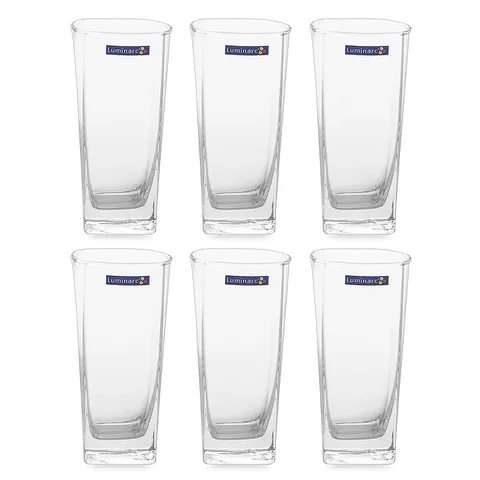 Bộ 6 cốc thủy tinh Luminarc Sterling 330ml - Chất liệu cường lực, an toàn cho sức khỏe, thiết kế hiện đại, hàng chính hãng