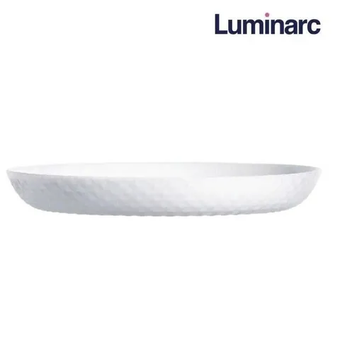 Bộ 3 đĩa thủy tinh Luminarc D-Precious 19cm, 20cm, 25cm - An toàn lò vi sóng, thiết kế sang trọng, chịu lực và chống xước.