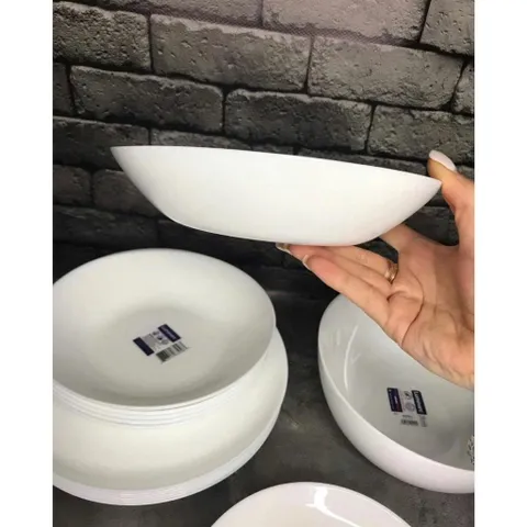 Đĩa Sâu Lòng Thủy Tinh Luminarc Diwali 17cm - Bộ 3 hoặc 6 Đĩa Sang Trọng, Bền Đẹp, An Toàn Cho Sức Khỏe, Dùng Trong Lò Vi Sóng