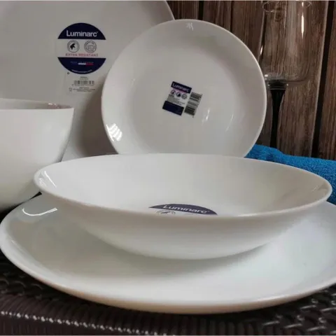 Đĩa Sâu Lòng Thủy Tinh Luminarc Diwali 17cm - Bộ 3 hoặc 6 Đĩa Sang Trọng, Bền Đẹp, An Toàn Cho Sức Khỏe, Dùng Trong Lò Vi Sóng