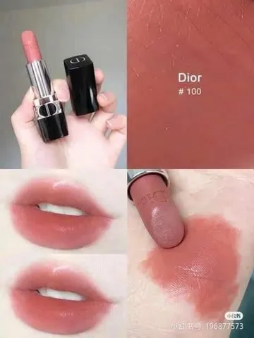 Son Dior Rouge Dior Limited Edition Velvet Finish 100 - Son Môi Hồng Nude Đất Quyến Rũ, Dưỡng Ẩm Lâu Dài, Thiết Kế Sang Trọng