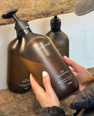 Sữa Tắm Hetras Body Wash No 20 Santal Fresh 1013ml - Dưỡng ẩm, Làm sạch Da - Hương Gỗ Đàn Hương Thư Giãn tự nhiên