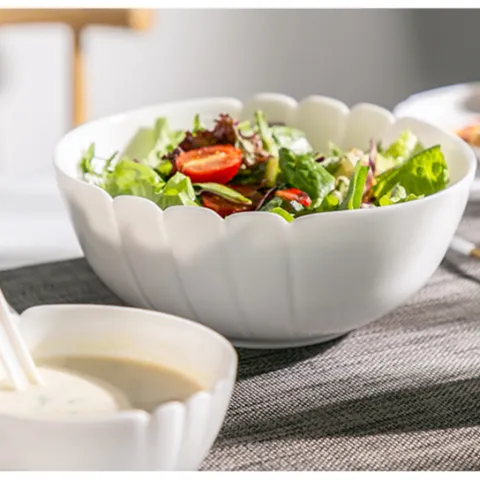 Bộ 6 bát tô thủy tinh Luminarc Lotusia 21cm - Chén canh, salad cao cấp, hàng chính hãng, sang trọng, dễ dàng vệ sinh