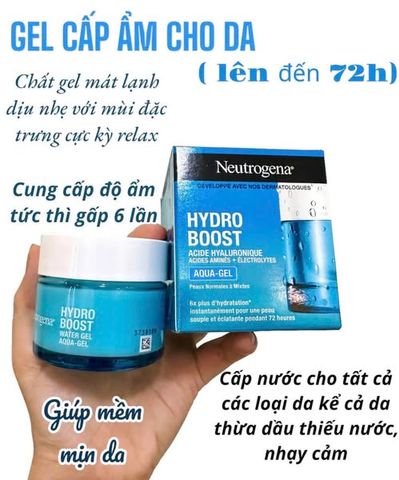 Gel Kem dưỡng ẩm Neutrogena water gel 50ml 356579