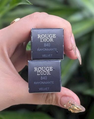 Son Môi Dior Rouge Dior 846 Concorde Velvet Finish 3.5g - Chất Son Mềm Mượt, Bám Màu Lâu, Dưỡng Ẩm, Trang Điểm Sang Trọng