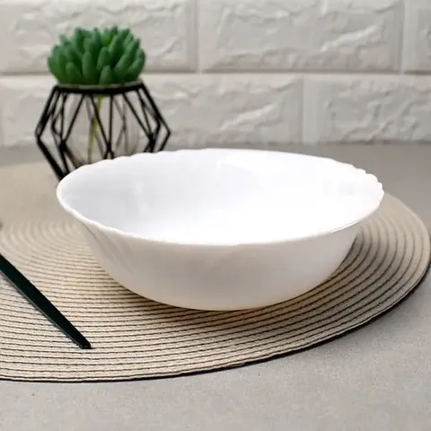 Bộ 6 bát tô thủy tinh Luminarc Trianon 16cm - Bát cường lực an toàn cho lò vi sóng và máy rửa chén, hàng chính hãng Pháp