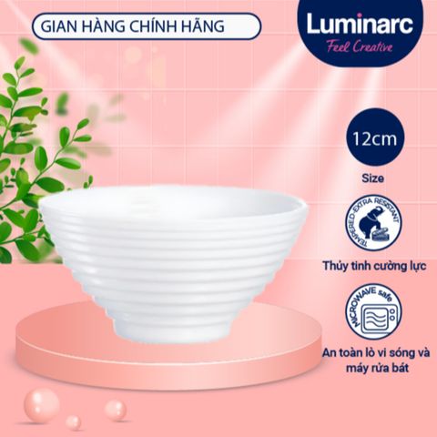Bộ 6 Bát (Chén) Ăn Cơm Thủy Tinh Luminarc Harena N5418 - An Toàn Dùng Lò Vi Sóng, Chịu Nhiệt, Dễ Dàng Rửa Tại Máy Rửa Bát
