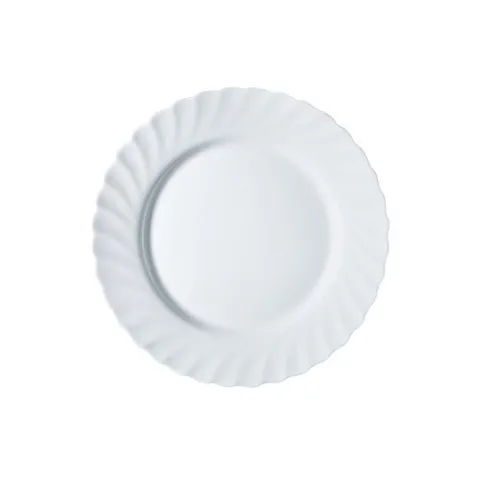 Bộ 6 đĩa thủy tinh cường lực Luminarc Trianon 20cm - An toàn lò vi sóng, chống xước, tiện ích cho bàn ăn