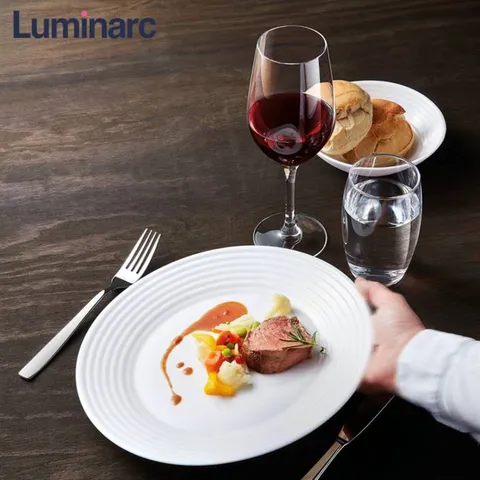 Bộ 6 Đĩa Thủy Tinh Chịu Nhiệt Luminarc Harena 27cm Dùng Lò Vi Sóng - Hàng Chính Hãng An Toàn, Thiết Kế Hiện Đại, Tiện Ích Cho Bếp