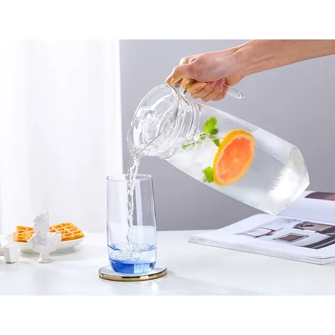 Bộ 2 bình/ Bình đựng nước thủy tinh Luminarc Flame 1.3L J8535 | Hàng chính hãng