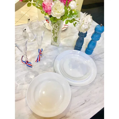 Bộ bát đĩa Cannes 10 chi tiết CN10A, dùng được trong lò vi sóng và máy rửa bát