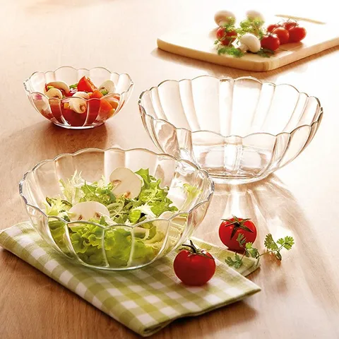 Bộ 6 bát tô thủy tinh Luminarc Arcade 18cm - Bát đựng salad hình hoa, bát chất lượng cao, thiết kế hiện đại, an toàn cho sức khỏe.