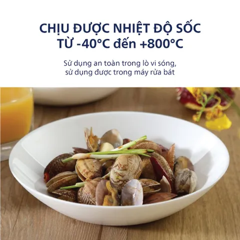 Bộ 6 Đĩa Thủy Tinh Cường Lực Luminarc Diwali 20cm - Dùng An Toàn Trong Lò Vi Sóng, Máy Rửa Bát - Sang Trọng Và Bền Đẹp