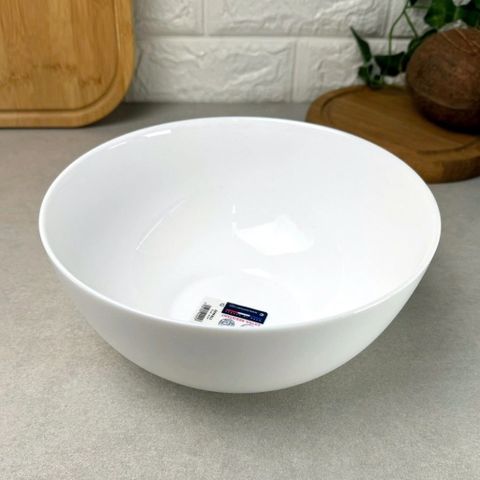 Bát Tô Thủy Tinh Nhỡ 14.5cm Luminarc Diwali Chính Hãng - Màu Trắng, An Toàn Sử Dụng Trong Lò Vi Sóng và Máy Rửa Bát